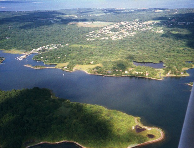 Aerial View of Kagels Cottages and Kenyon Farms