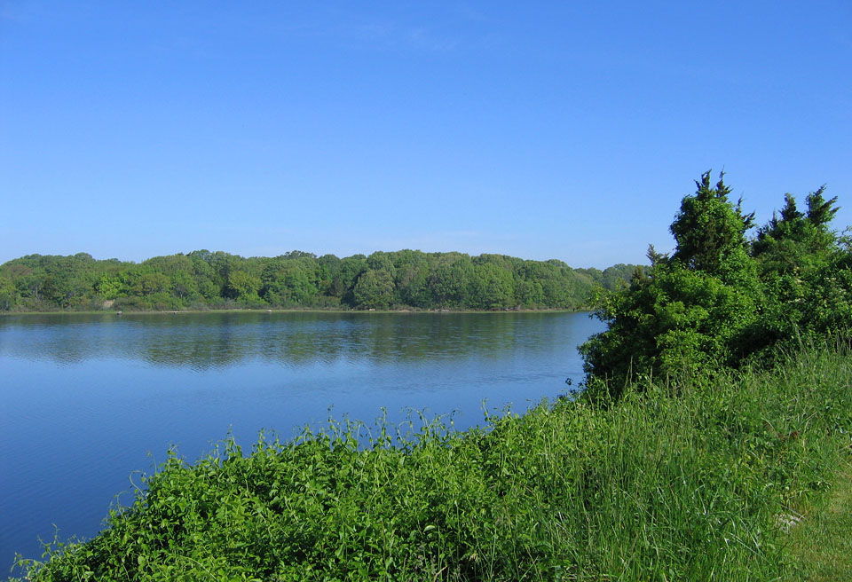 View of Salt Pond and Ram Island from the New Cottage